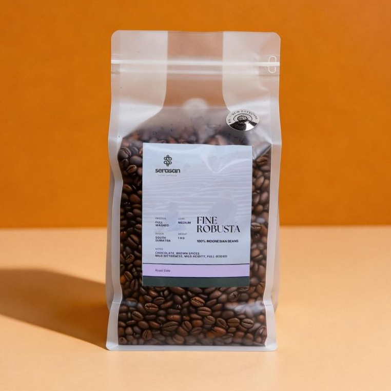 1KG Fine Robusta -  Biji Kopi Fine Robusta Semendo