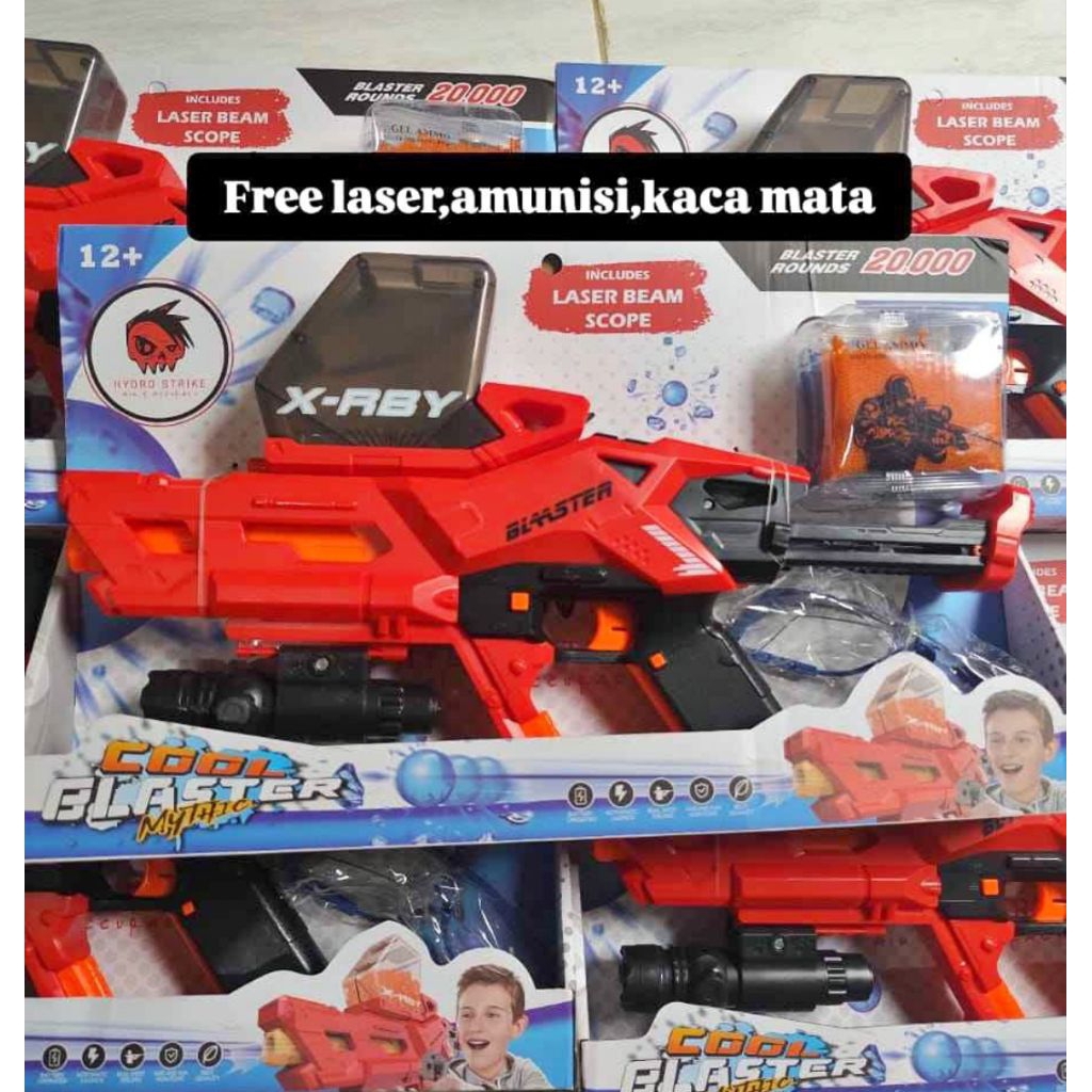 MAINAN PISTOL HYDROSTRIKE GEL BLASTER TOY XRBY