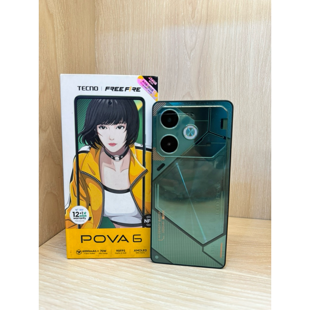 tecno pova 6 8/256 second mulus fullset