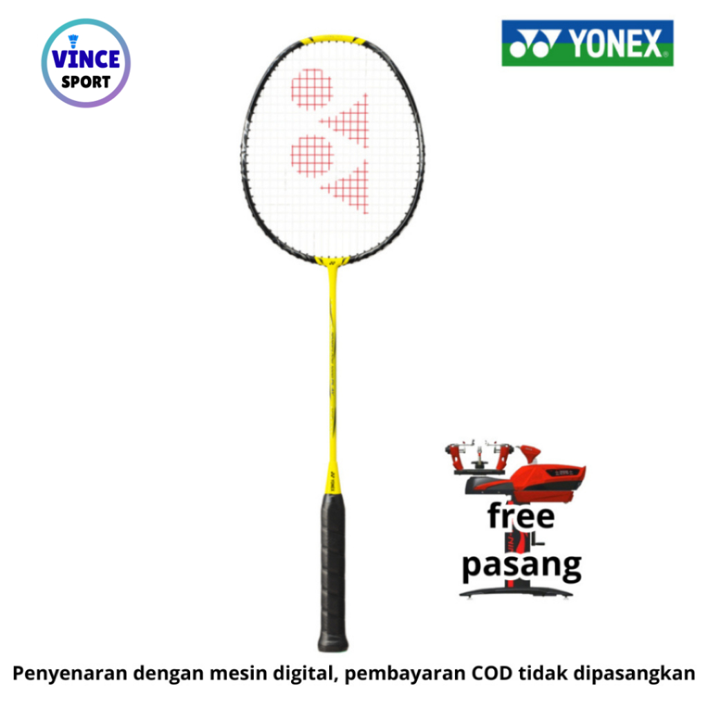 Raket Badminton YONEX NANO FLARE 1000 PLAY L-YEL 4U5 / YONEX NANO FLARE 1000 GAME L-YEL 4U5