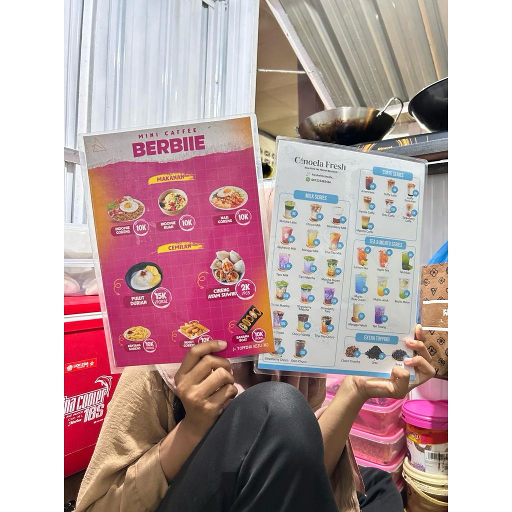 Cetak Menu Makanan dan Minuman