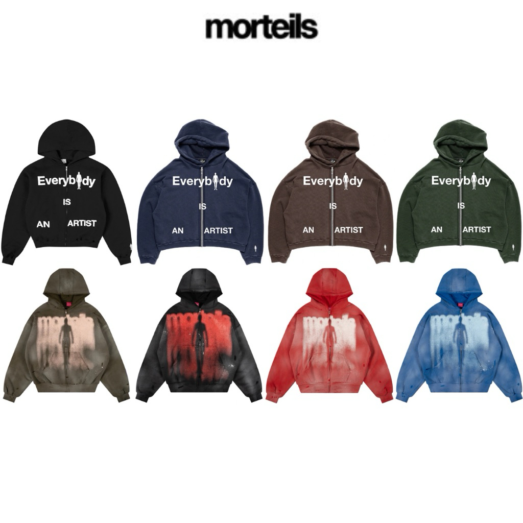 [MORTEILS ORIGINAL 100%] All Artikel Zipper Hoodie Everybody Is An Artist | Zipper Hoodie Deconst
