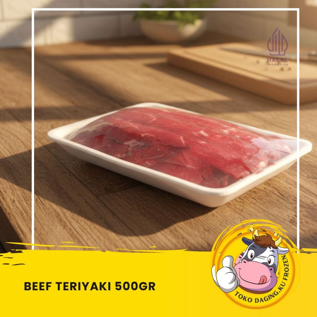 Dagingku - Beef Slice 500GR Daging BBQ Halal Praktis Daging grill