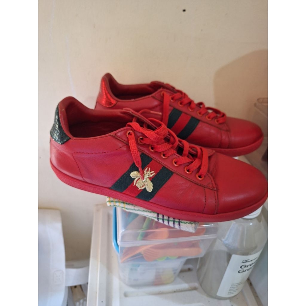 ori leather sepatu gucci