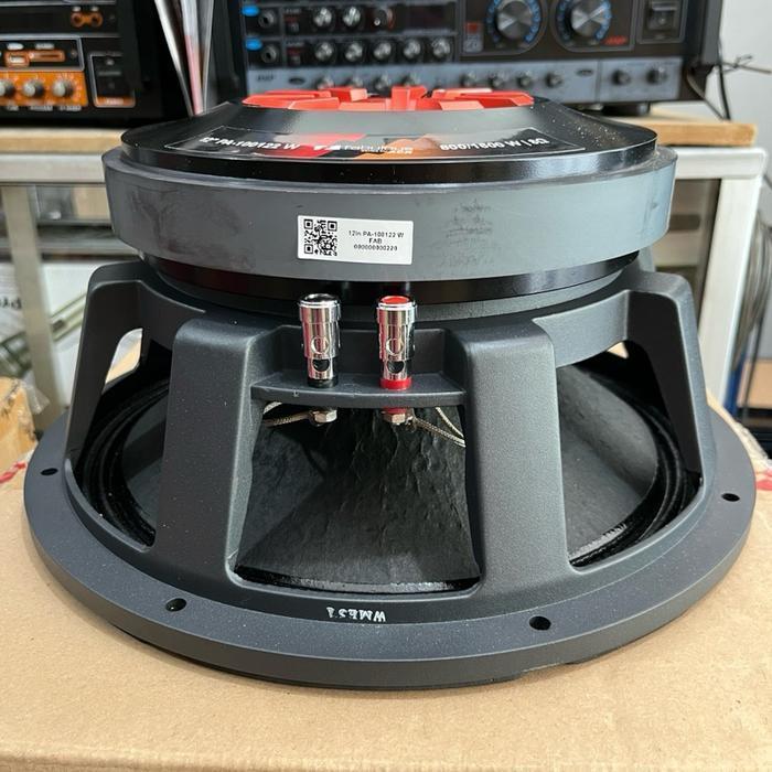Speaker komponen ACR Fabulous 100122 W / 100122W – 12 inch woofer coil 4 inch Original 800-1600 watt