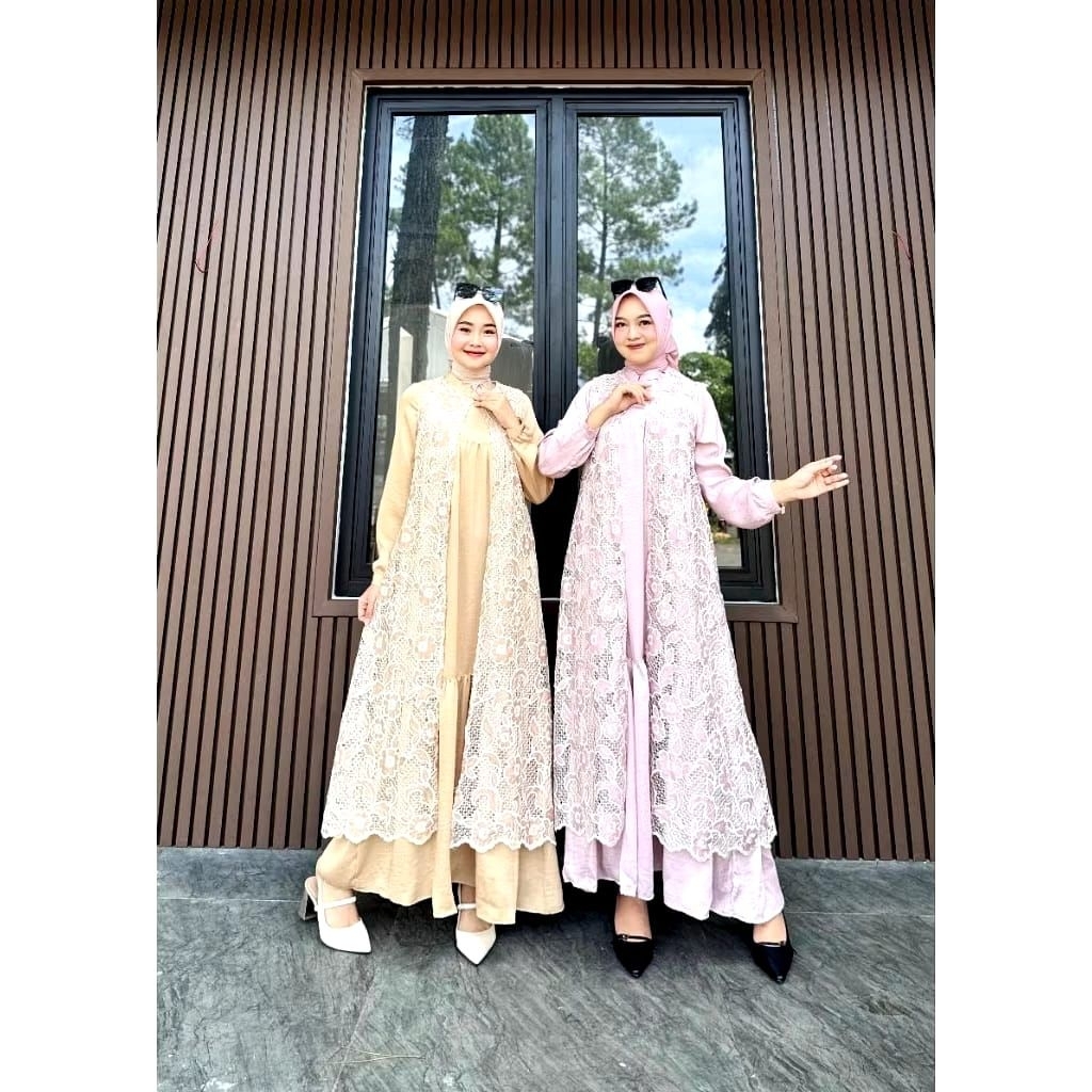 [GAMIS] Ayu Dress Journey Gamis Muslimah Journey Cantik Terbaru / Gamis Journey Scarves Dress Muslim