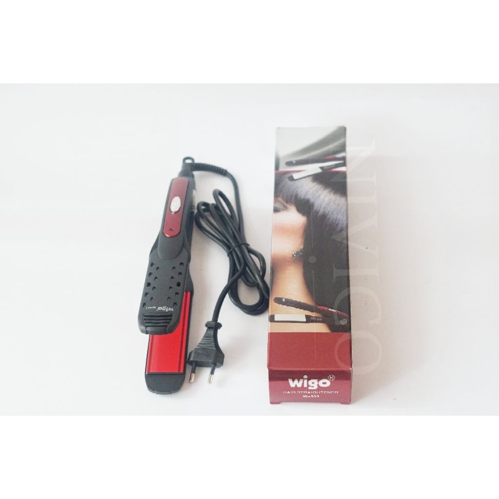 Wigo Hair Straightener Pelurus Rambut W 933 Alat Rambut Lurus dengan Desain Modern dan Praktis