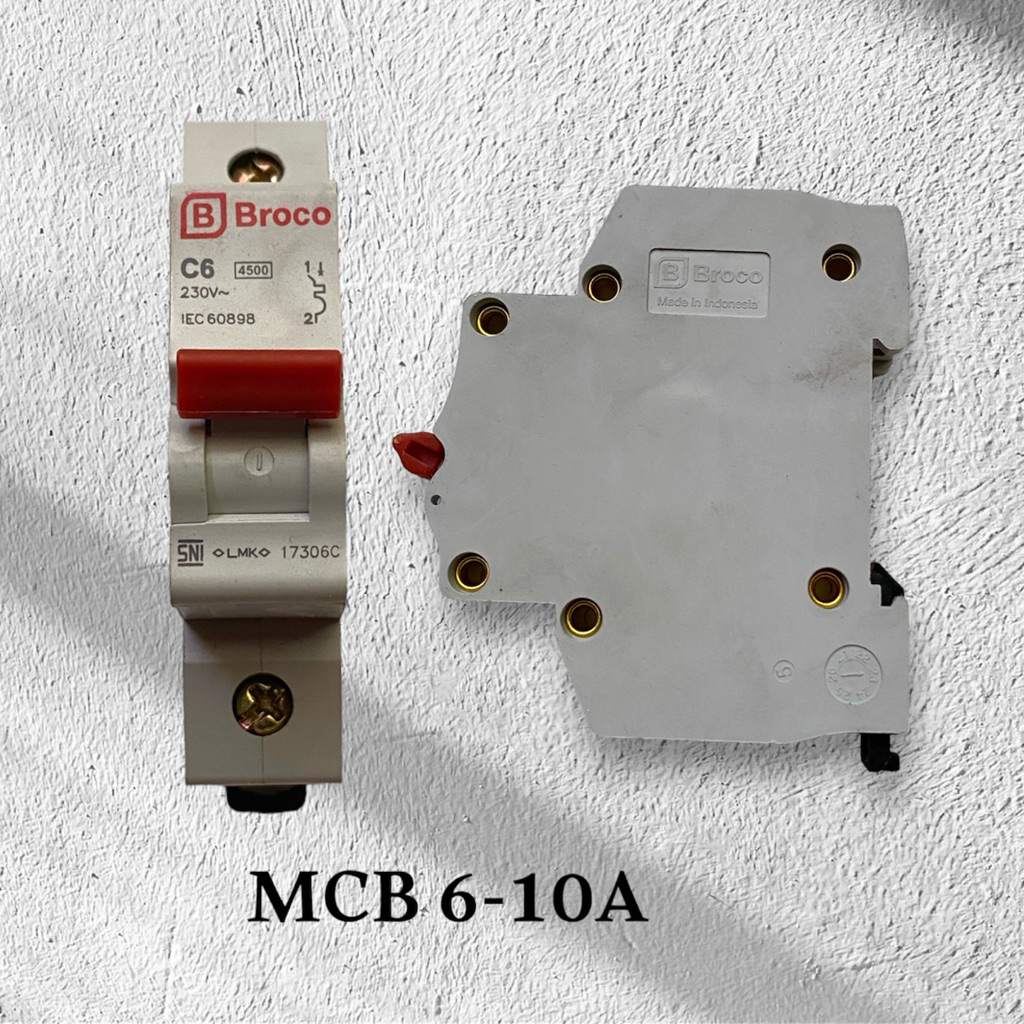MCB 6-10A/ MCB Broco/ Mcb Broco C6/ Mcb 230V