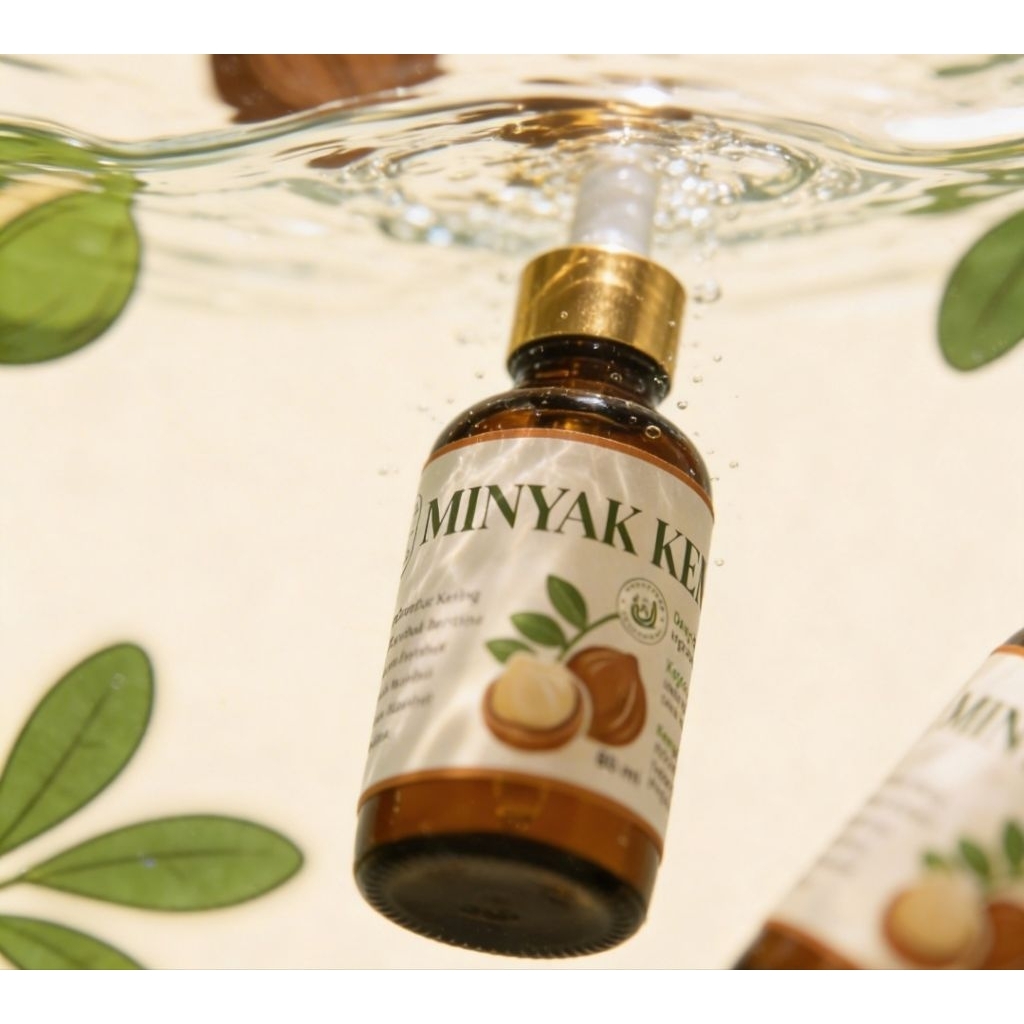 Minyak kemiri murni minyak kemiri herbal penumbuh rambut rontok