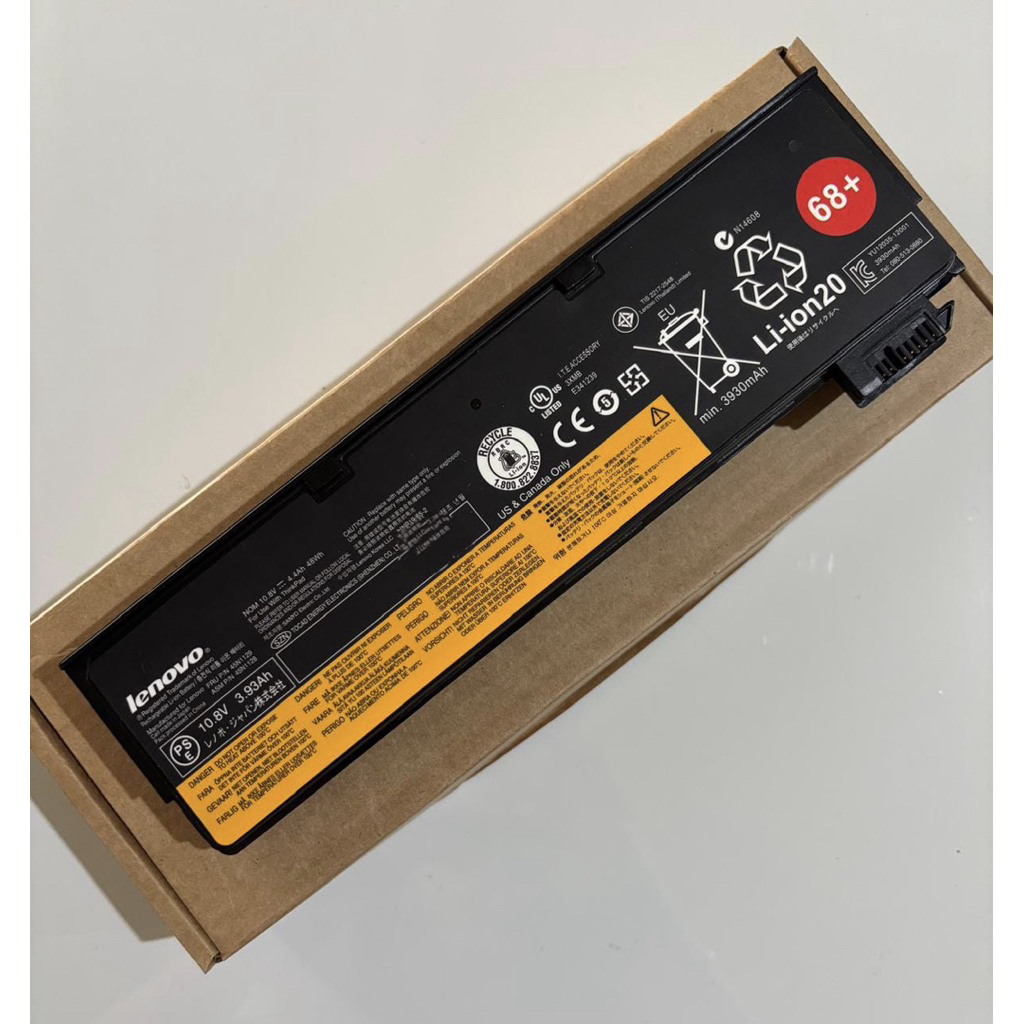 01 Batre Lenovo - Baterai Lenovo X240 X250 X260 X270 Tebal