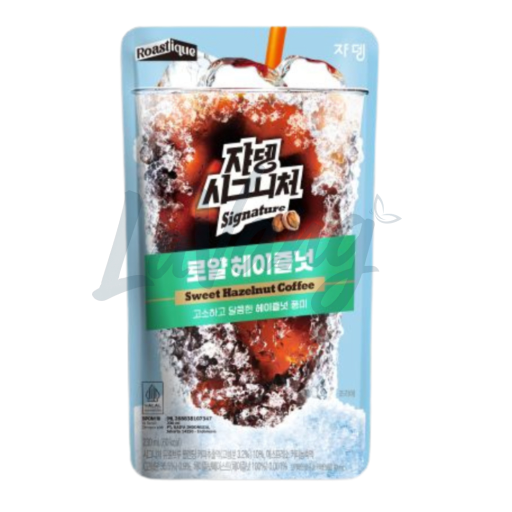 JARDIN Signature Americano Royal Hazelnut Kopi Pouch Korea Ready to Drink 230ml Pouch HALAL