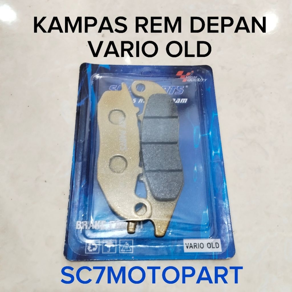 DISPAD KAMPAS REM DEPAN SKY PARTS VARIO OLD LAMA CRF150 CRF150