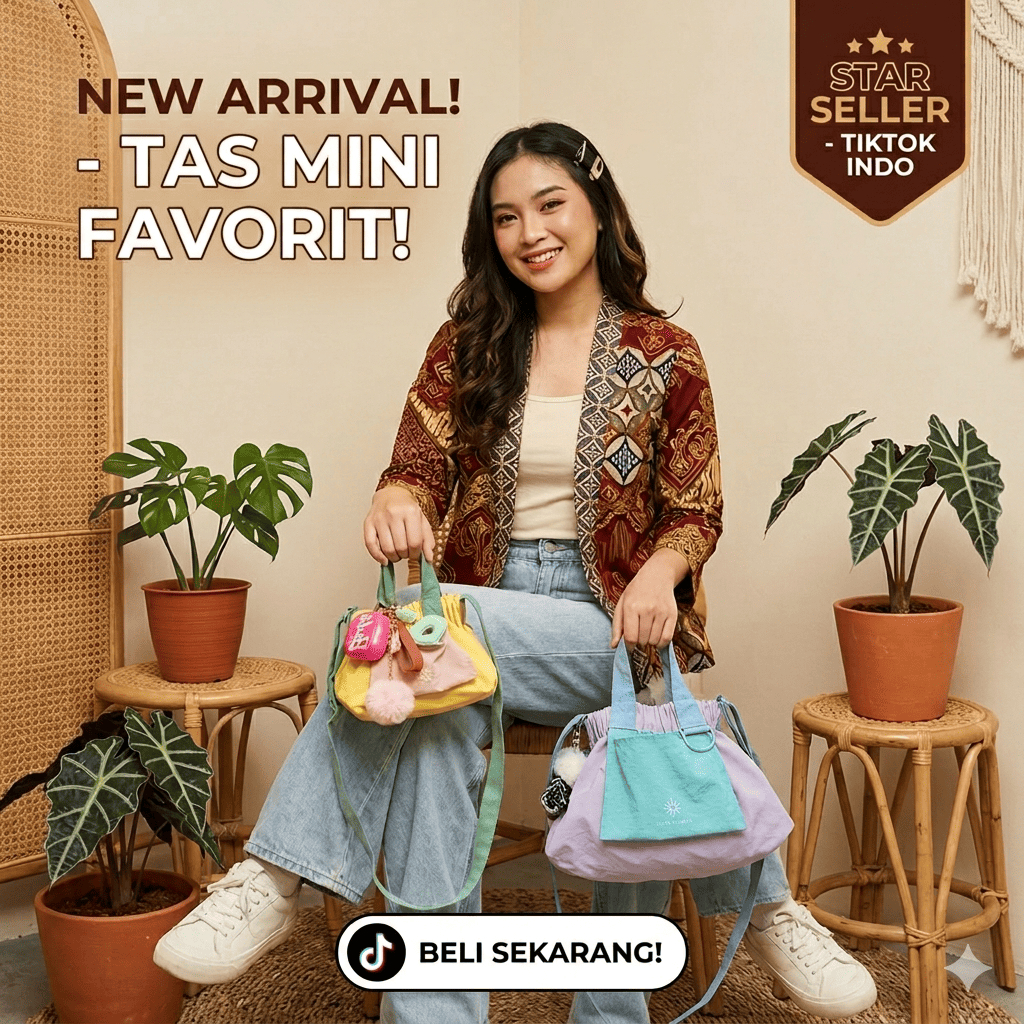ModaNest-[READY & COD]Bingkisan Lebaran Dumpling Bags Little Kakao Dumpling Bag Tas Selempang Bahu S