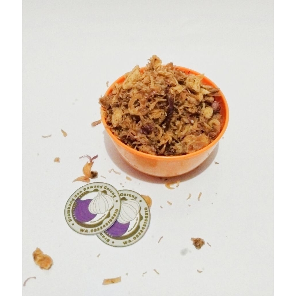 Bawang merah Goreng Renyah 250 gr/bawang merah goreng ori/ brambang goreng 250 gr