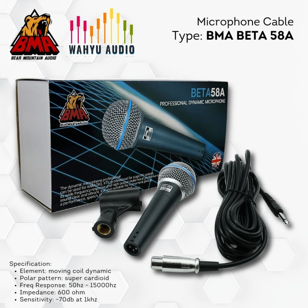 MICROPHONE BMA BETA 58 A ORIGINAL