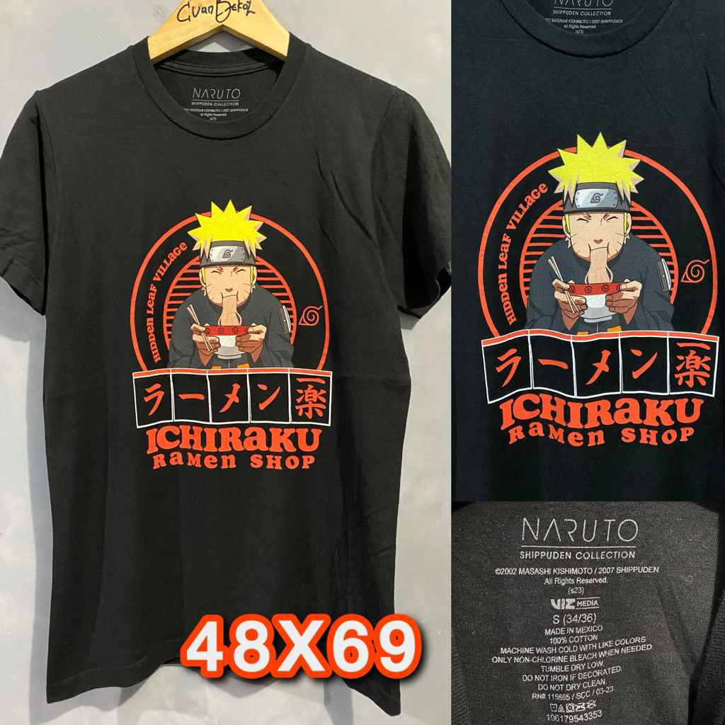 Kaos Naruto Shippuden Ichiraku Ramen - Original VIZ Media Second