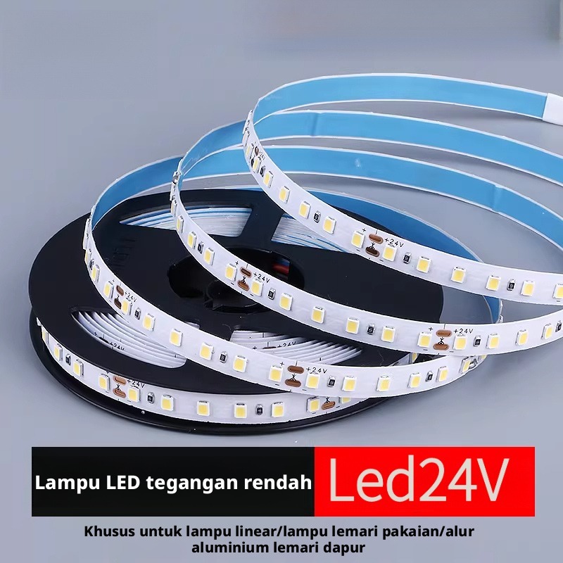 LED Stripe  24V & 24V/ Lampu Led Strip 12Volt 24Volt/ Lampu Stripe LED / Lampu LED Stripe 5Meter / L
