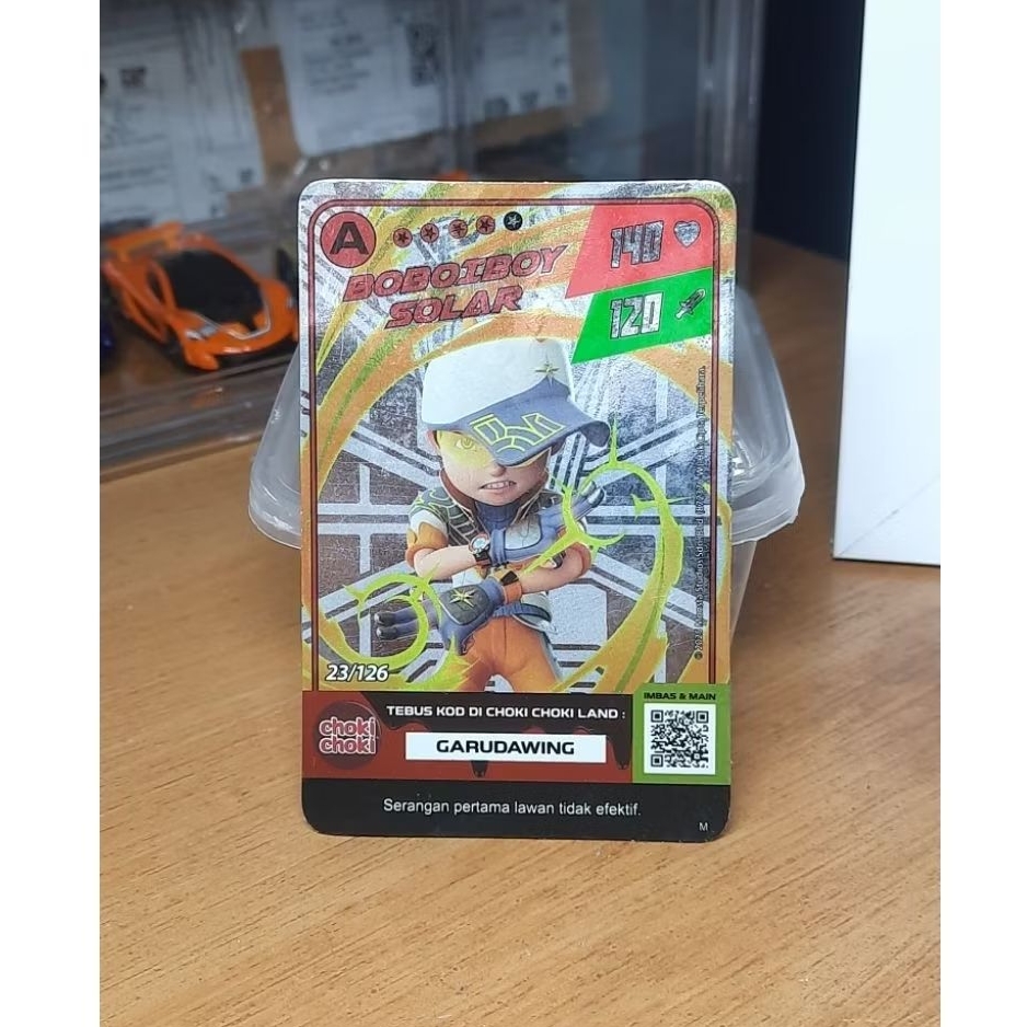 Kartu Boboiboy Monsta Galaxy Card Boboiboy Solar