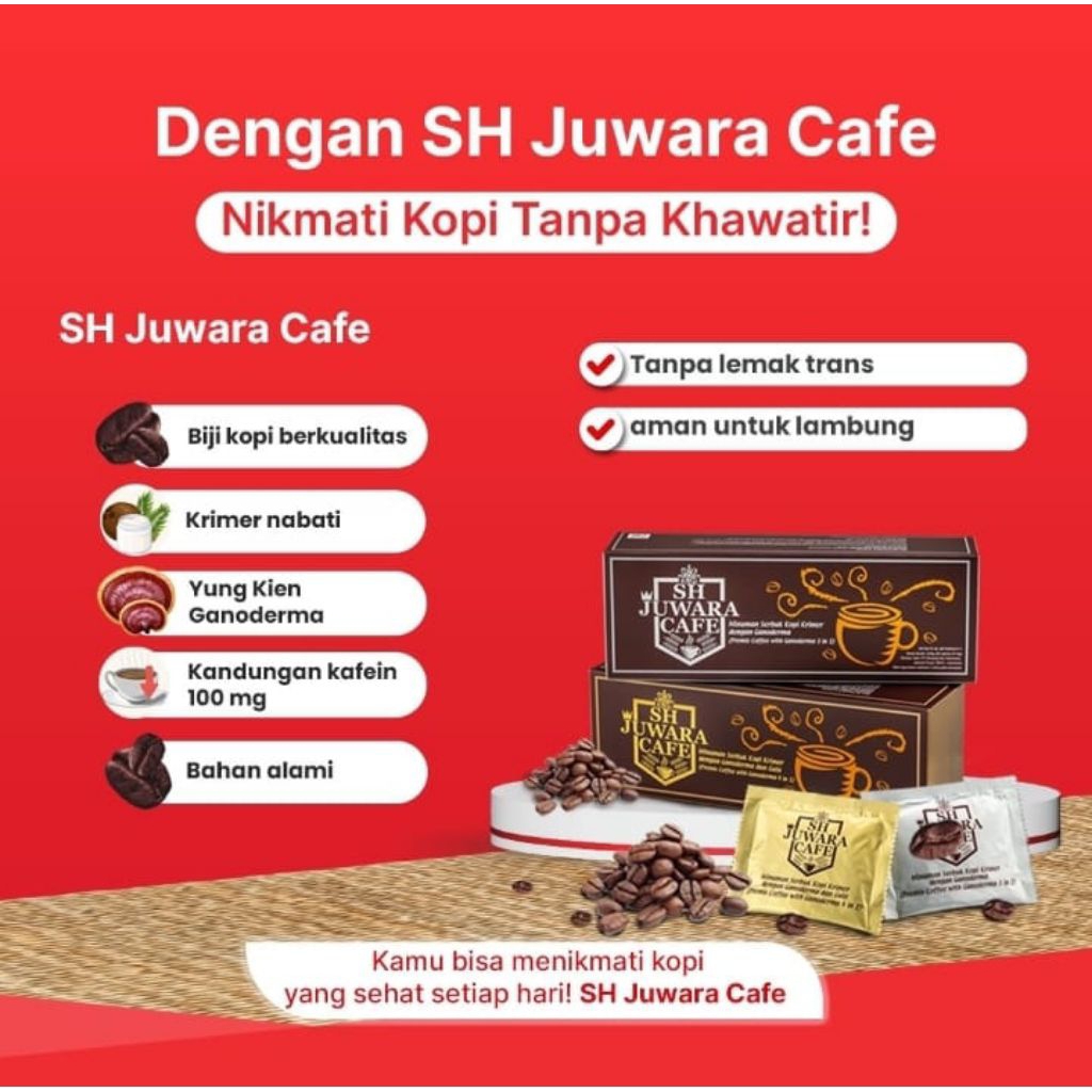 Kopi kesehatan SH JUWARA CAFE