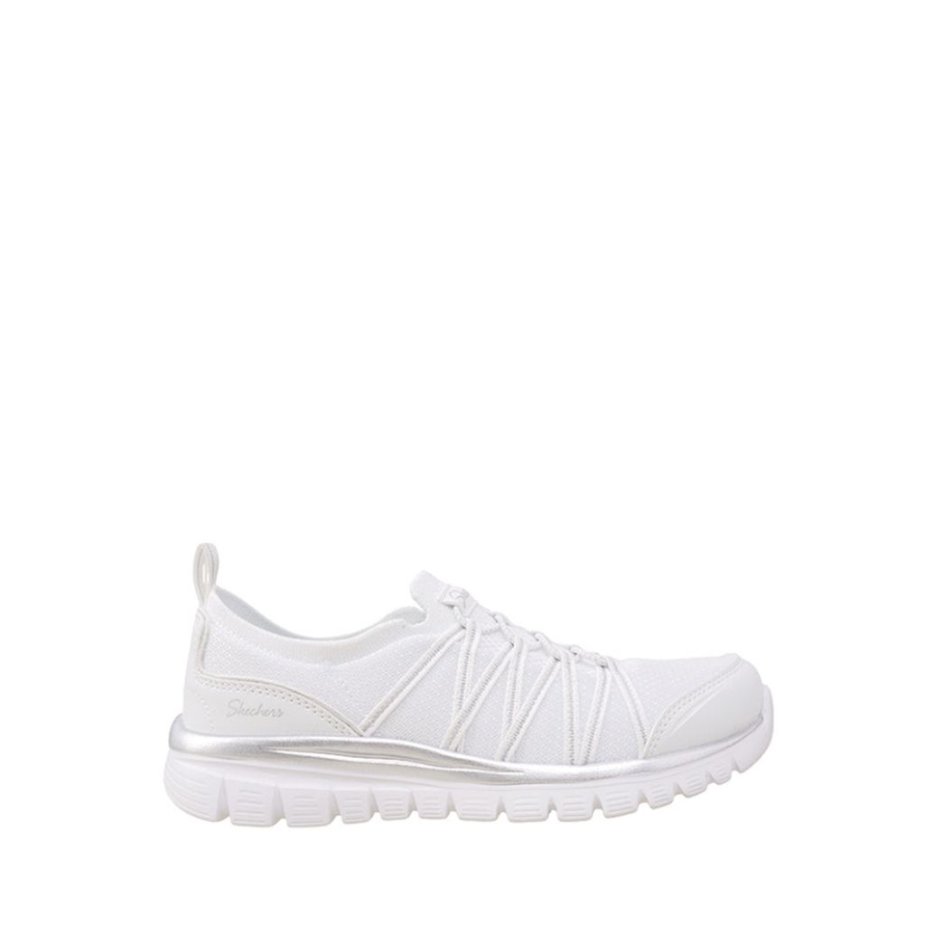 Sepatu Skechers Slip-Ins Graceful untuk Lifestyle Wanita - Putih Original SKE100888WSL