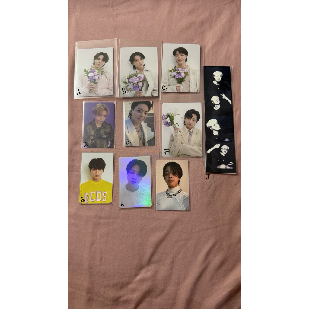 PC BTS JIMIN JUNGKOOK TAEHYUNG FACE LD GOLDEN LAYOVER LUCKYDRAW LOVE YOURSELF LY HER BANGTAN
