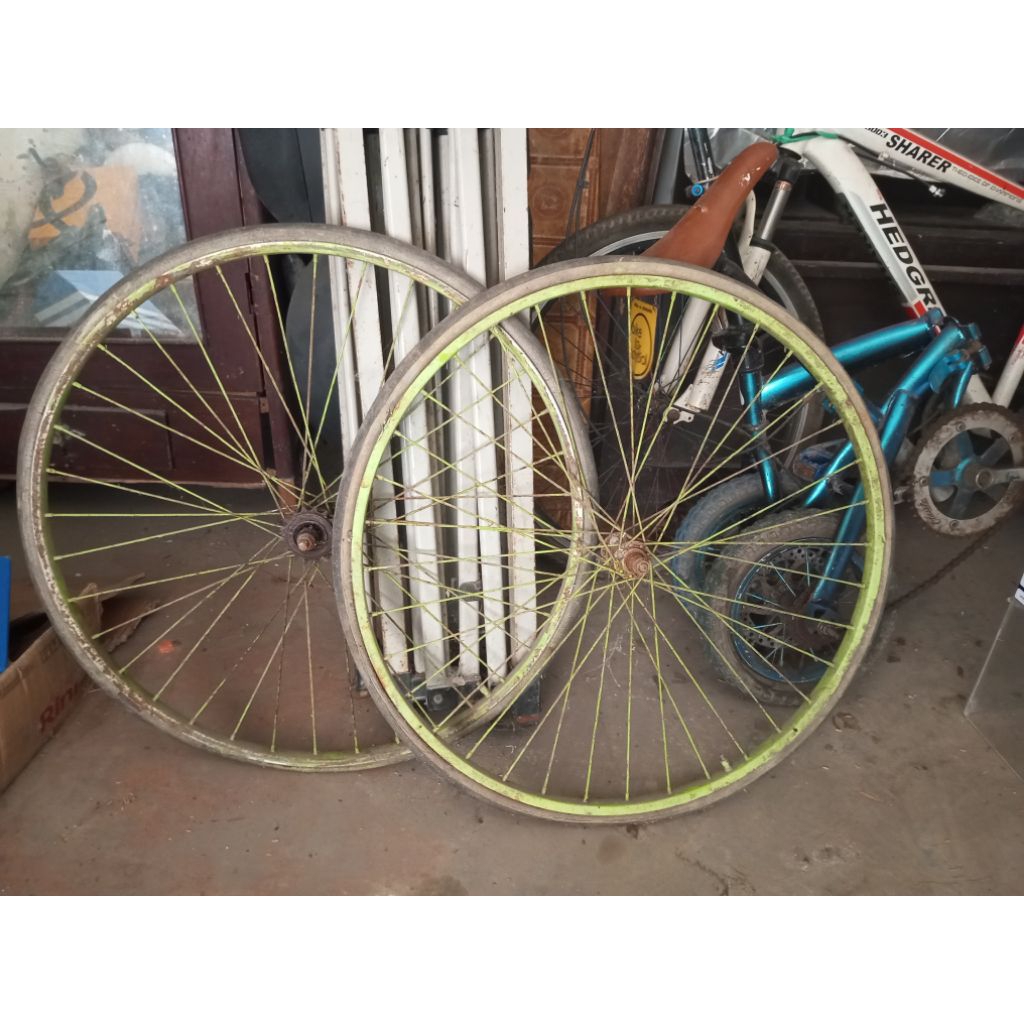 WHALSET VELG SEPEDA BALAP JADUL UKURAN 27 PERLU CAT