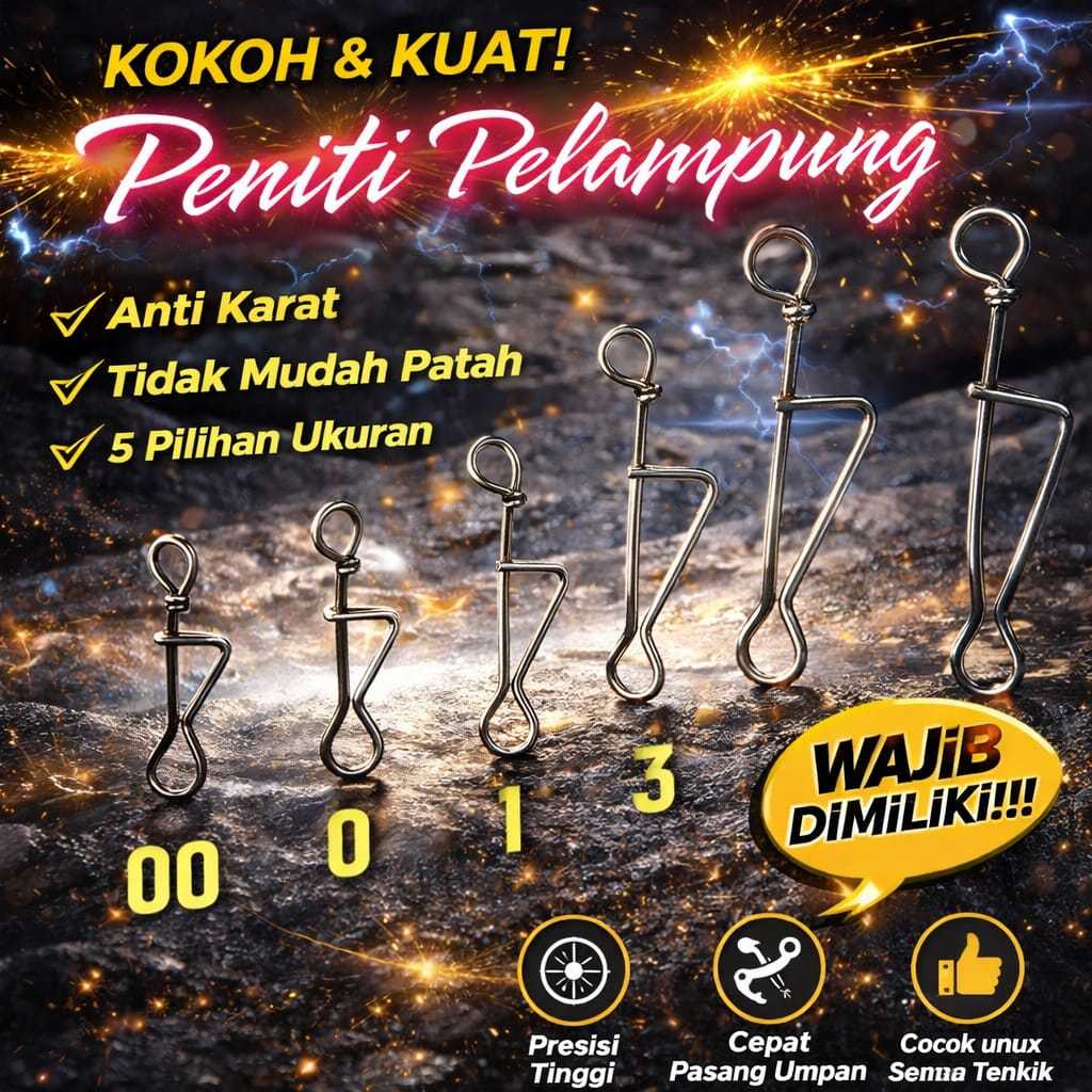 [ COD ] Peniti Pelampung pancing 1 bungkus isi 12 picis
