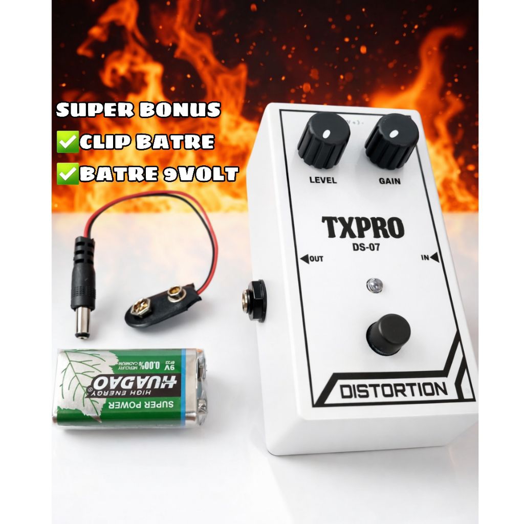 EFEK GITAR ELECTRIK TXPRO SUARA SUPER GAHAR METAL