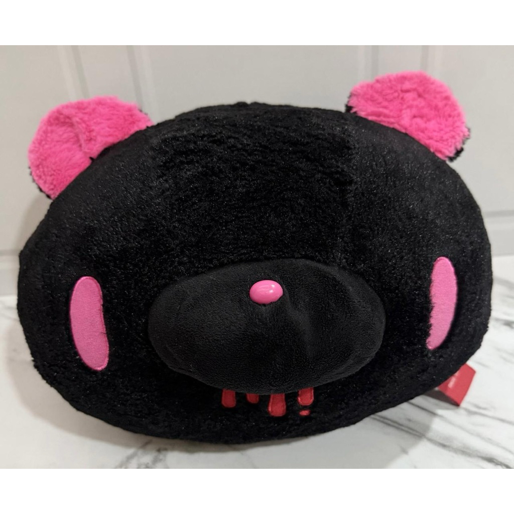 Boneka Plushie Bantal Kepala Gloomy Bear Black Pink Shimmer Chax GP. Taito