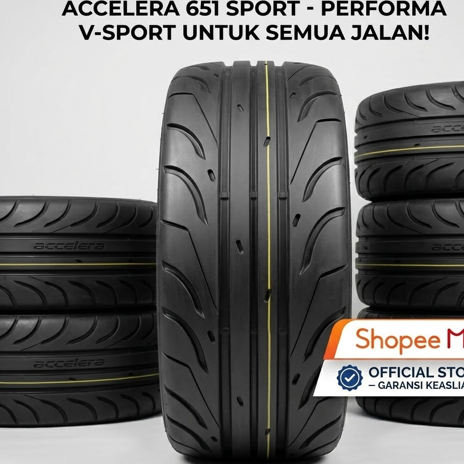 BAN LOKAL ACCELERA 651 SPORT TW 200 195 50 RING 15 BAN SEMI SLICK LOKAL