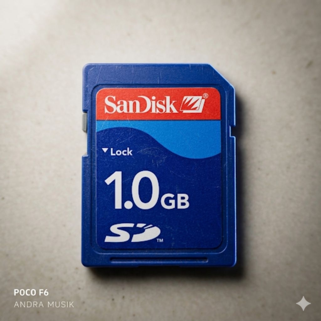 Memori SD card SanDisk 1GB Cip Keyboard Memory chip Camera Laptop KN 2400 2600 7000 KORG pa500