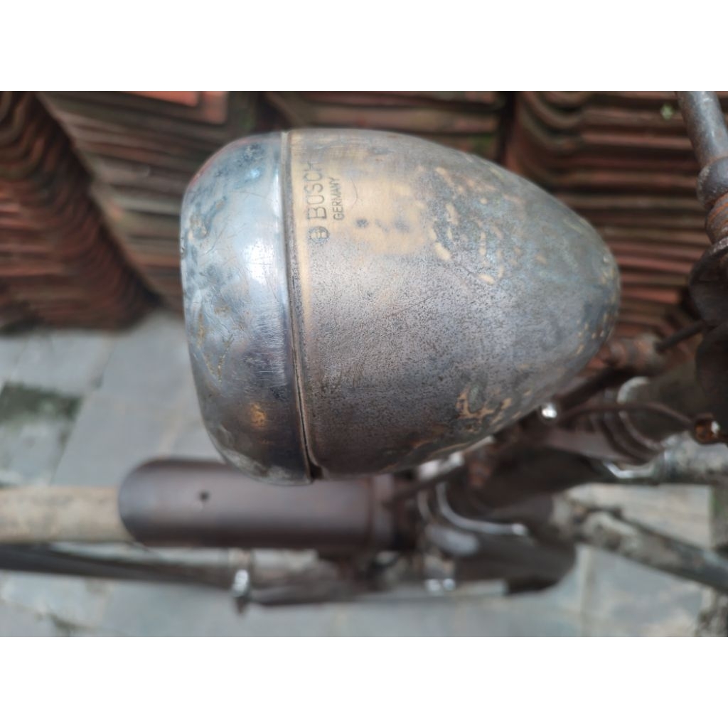Lampu Sepeda onthel merk BOSCH made in Germany