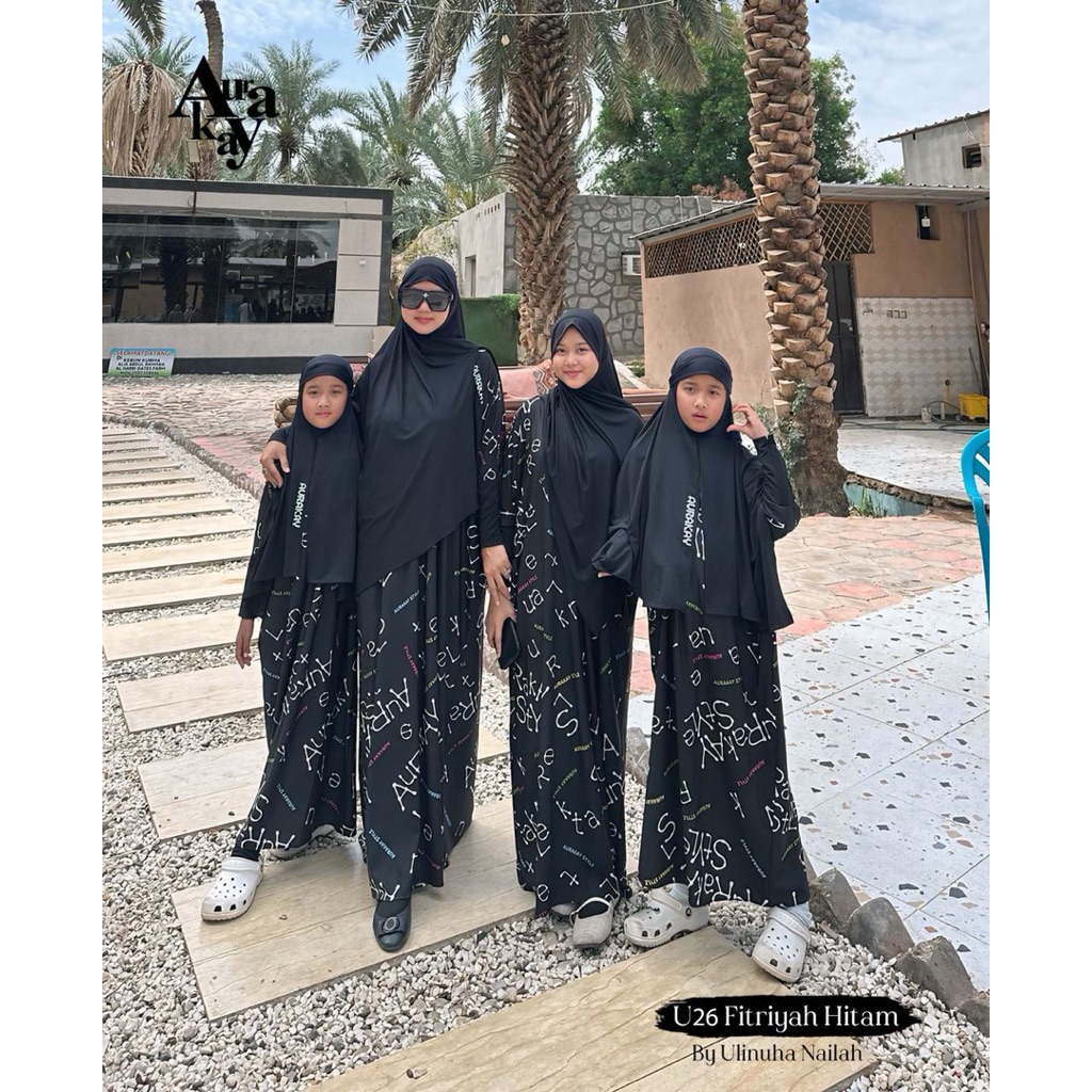 u26 set fitriyah by Aurakay gamis umroh haji daily dress by aurakay