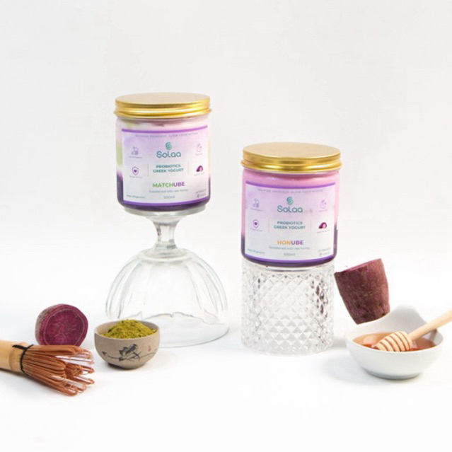 jeanshappy Solaa Probiotics Greek Yogurt Ube series HALAL