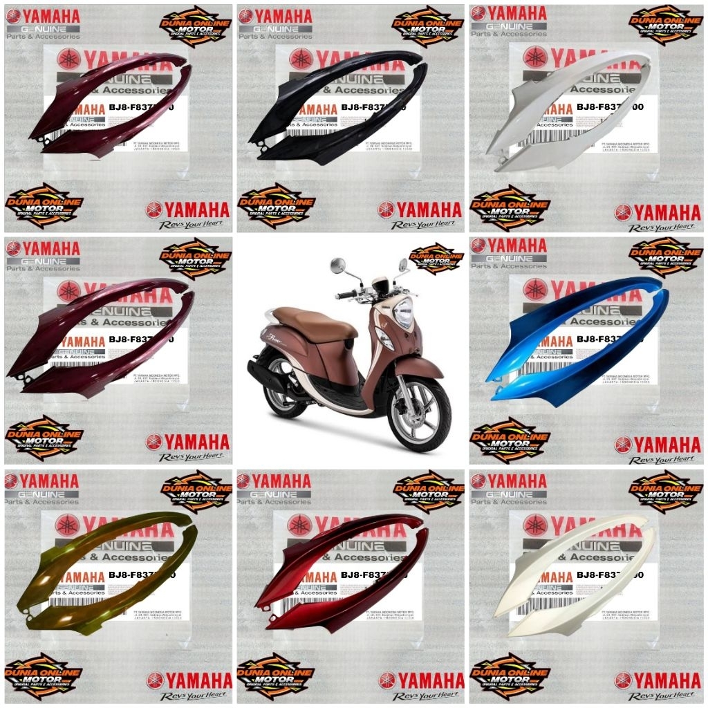 Cover under dek bawah kanan kiri yamaha Fino 125 Grande Sporty 125 Part Asli 100 % Original Yamaha B