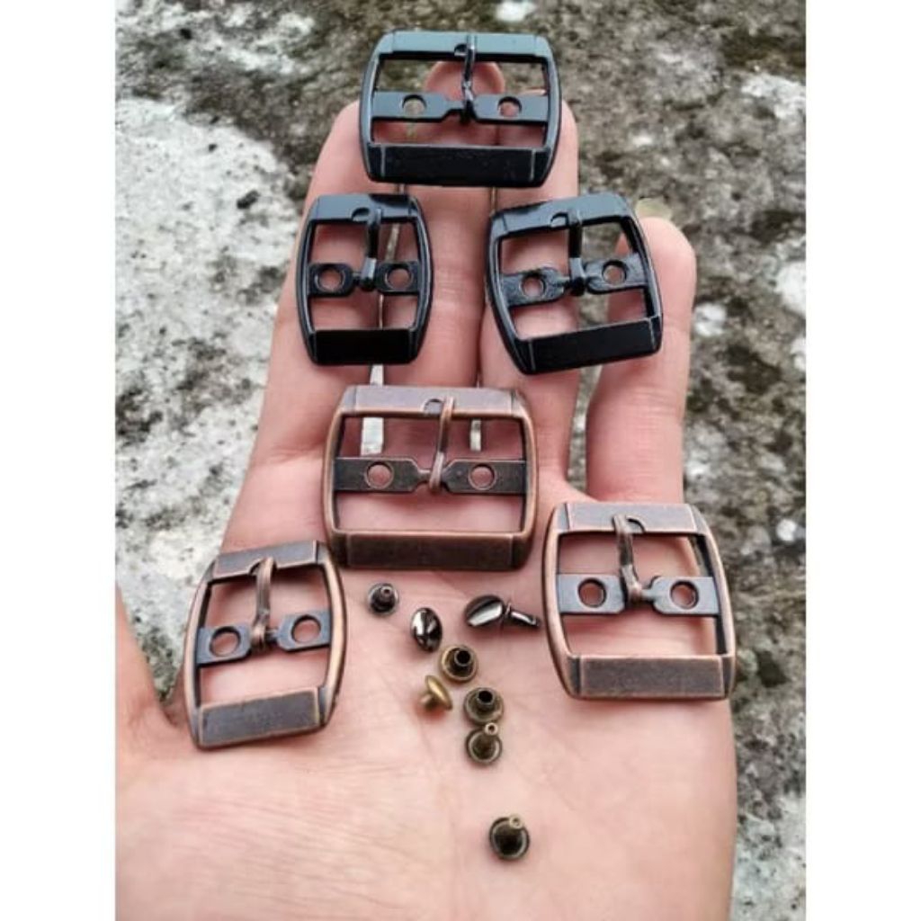 GESPER  SANDAL PRIA WANITA GESPER LUBANG + PAKU RIVET GESPER KOTAK (1,8 CM)(2,3 CM)(3 CM) GESPER SAN