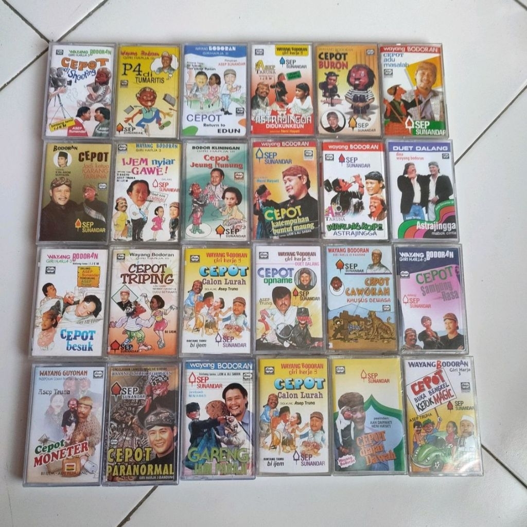 KASET WAYANG BODORAN ASEP SUNANDAR GIRI HARJA 3 HARGA SATUAN 25RB