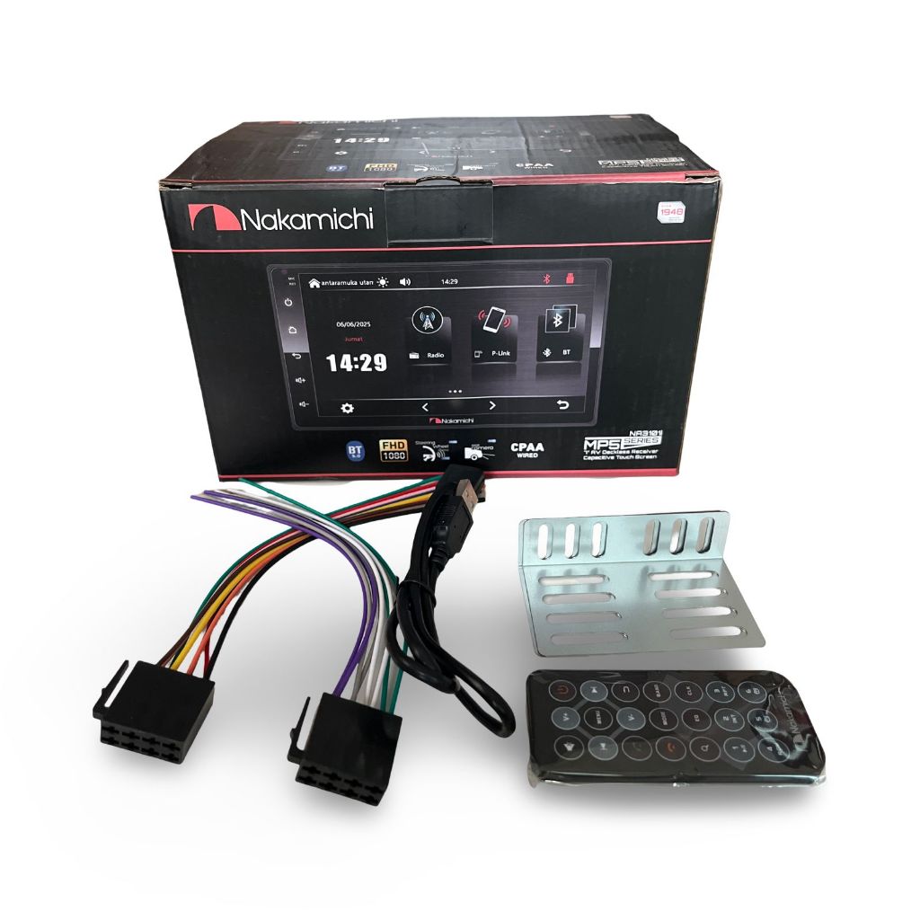 Headunit Double din 7 Inch Nakamichi NA3101i Deckless Mirrorlink Android