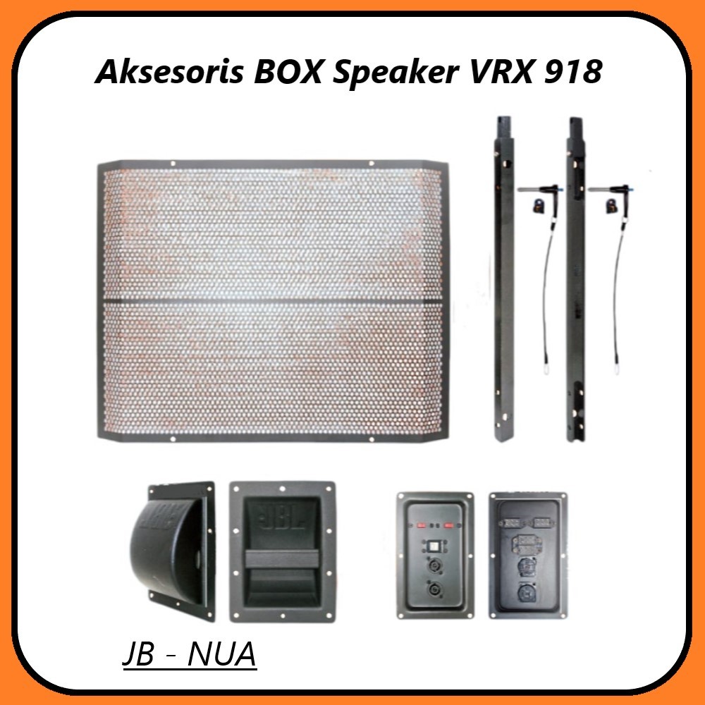 AUTO NET Aksesoris Grill 1 Set Box Speaker 918 - Grill speaker box 18 inch