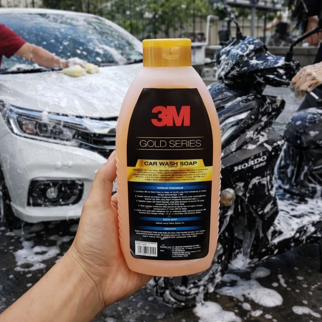 Sabun Cuci Motor Cuci Mobil Shampoo Motor Mobil 3M 450ML