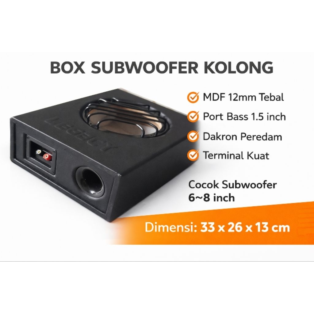 BOX SUB KOLONG + PORT Box Subwoofer Slim Kolong Jok Mobil Kolong Box SLIM