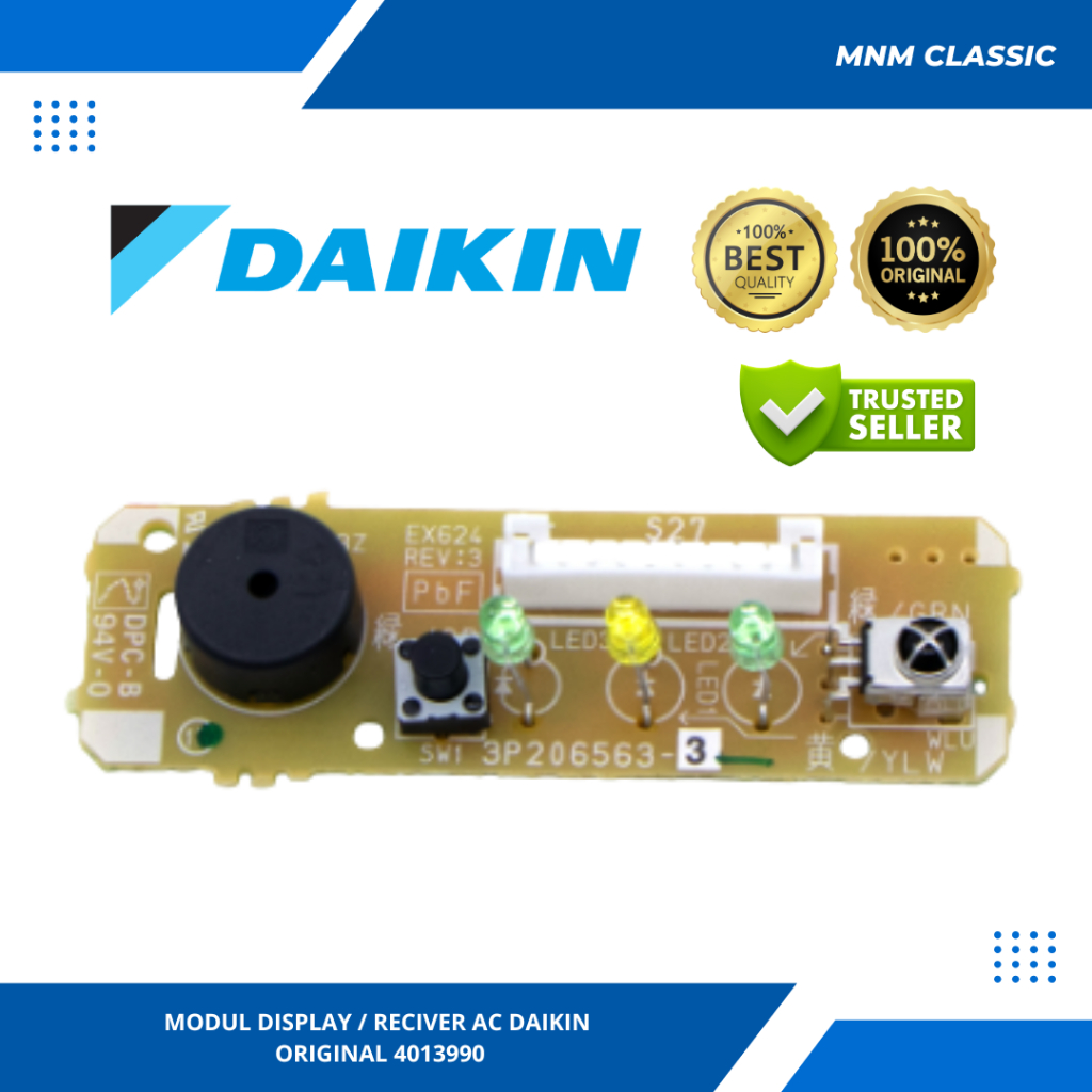 MODUL DISPLAY / RECIVER AC DAIKIN FTKC25PVM4 ORIGINAL 4013990