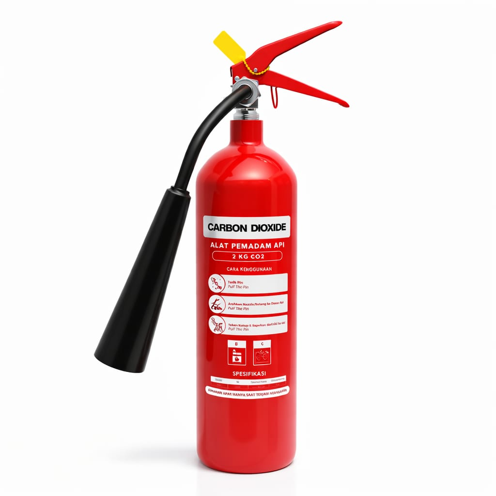 APAR CO2 2KG / 2KG CARBON DIOXIDE FIRE EXTINGUISHER / APAR CO2 2KG DENGAN ISI