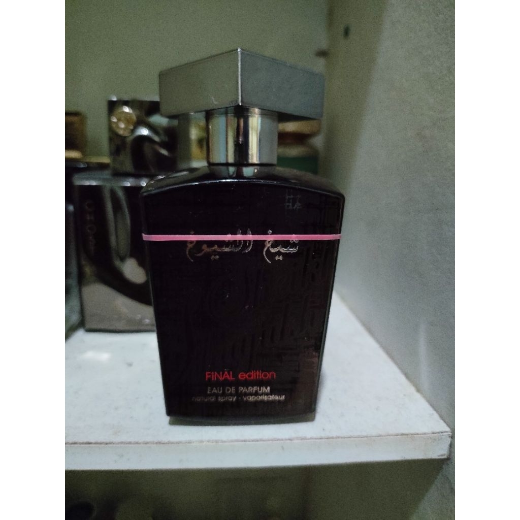 preloved lattafa syeikh shuyukh final edition edp