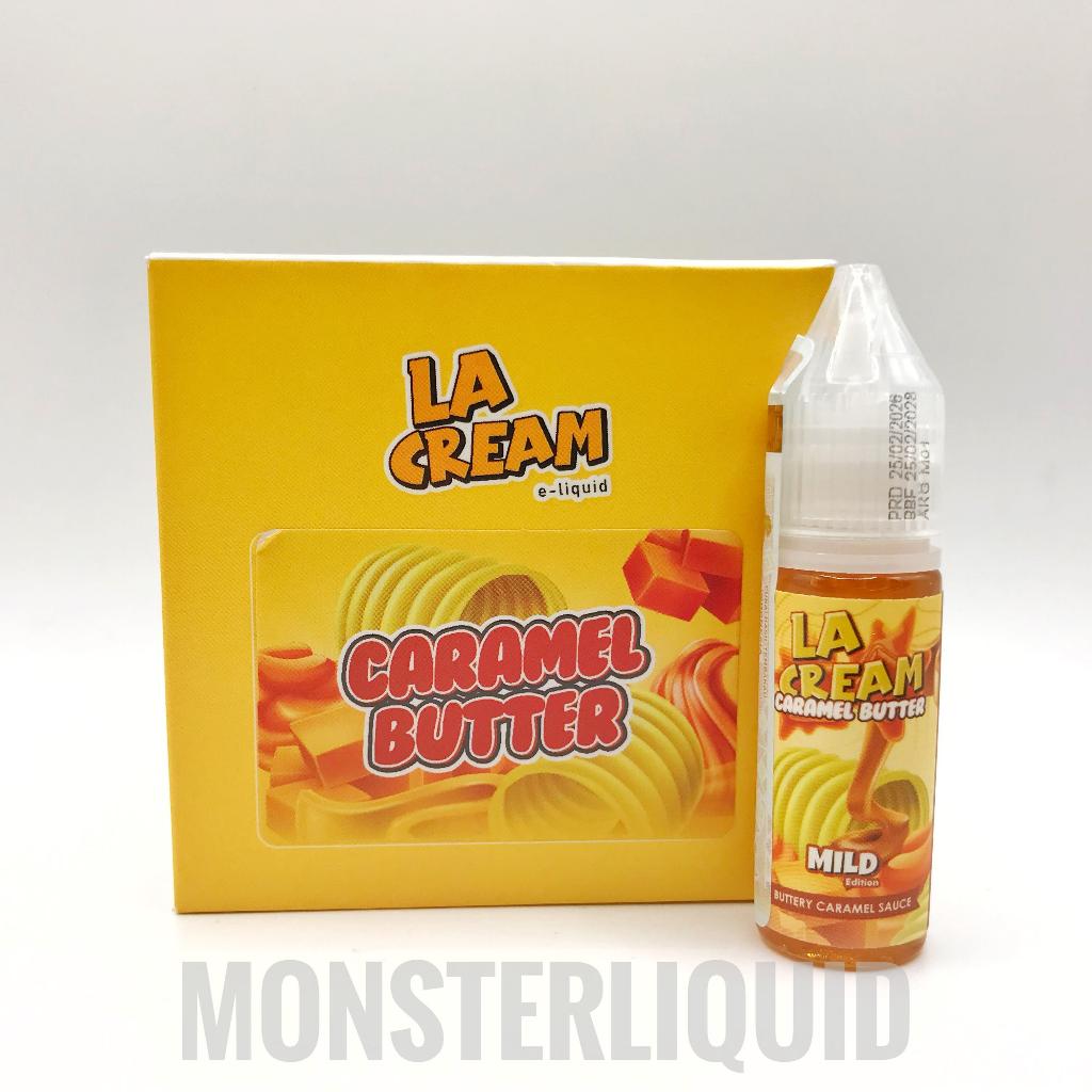 [ SALT NIC ] LA CREAM CARAMEL BUTTER BY LACREAM 10MG 15ML LIQUID (HARGA SATUAN)