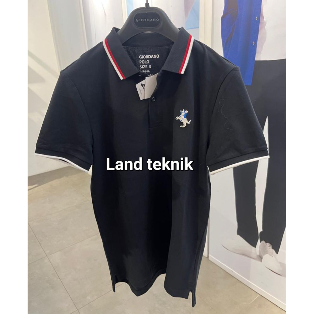 ( NO COD ) !!! baju kaos kerah pria mini napoleon polo giordano original