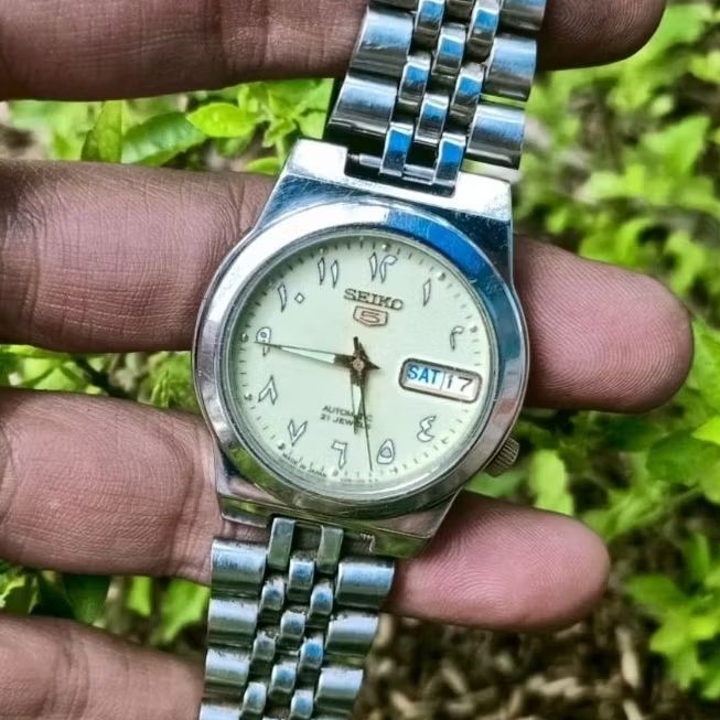 Jam Tangan Original Seiko 5 Arabic Automatic
