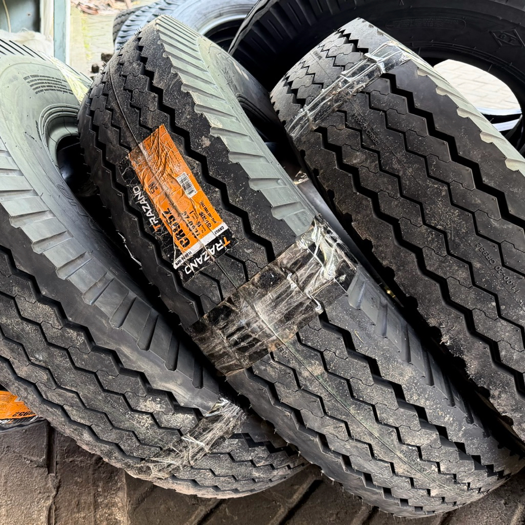 TRAZANO 1100.20 CR952 - BAN TRUK BENANG SET (BAN DALAM & MARSET) - 1100 20 1100-20 1100 R20 BAN TRUC