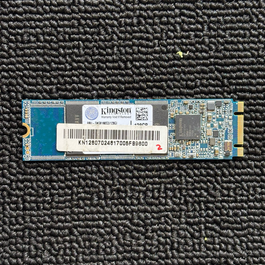 SSD M.2 SATA KINGSTON 128GB RUSAK V2