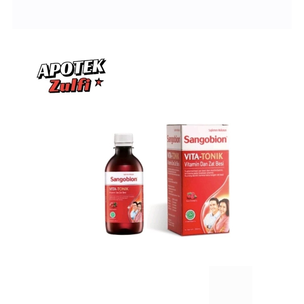 SANGOBION SIRUP 250ML SUPLEMEN PENAMBAH DARAH DEWASA